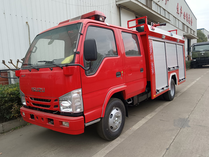 5噸消防灑水車廠家_消防中隊(duì)消防車_1.5-3.5噸水罐消防車現(xiàn)車價(jià)格